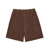 Washed Raw Edge Relaxed Shorts