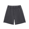 Washed Raw Edge Relaxed Shorts