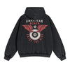 American Rider Graphic Double Slider Zip Hoodie-INNBLAC