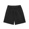 Washed Raw Edge Relaxed Shorts