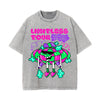 Earth World Graffiti Cartoon Graphic Tee-INNBLAC