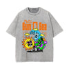 Sun Sea Graffiti Cartoon Graphic Tee-INNBLAC