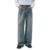 Men's Wide Leg Denim Trousers-INNBLAC