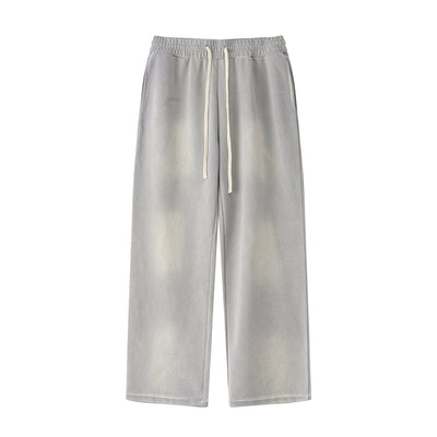 Acid Wash Straight Leg Joggers-INNBLAC Fashion Apparel