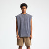 Vintage Raw Edge Sleeveless Tee 275gsm