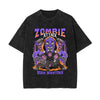 Zombie Attack Graphic Washed Tee-INNBLAC
