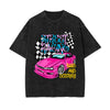 Street Racing Stone Wash Graphic Tee-INNBLAC