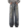 Street Digital Print Jeans-INNBLAC