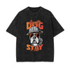 Boss Dog Stone Wash Graphic Tee-INNBLAC