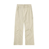 Loose Fit Front Seam Pleated Pants