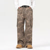 Camouflage Baggy Cargo Jeans-INNBLAC