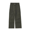 Loose Fit Pleated Knee Cargo Trousers