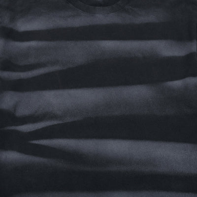 Stripe Tie-Dye Distressed Edge Tee 250gsm