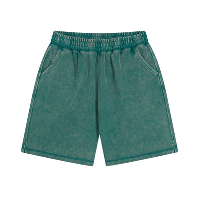 Washed Faded Baggy Shorts