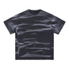 Stripe Tie-Dye Distressed Edge Tee 250gsm