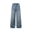 Men's Wide Leg Denim Trousers-INNBLAC