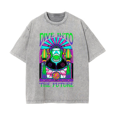 Dive Into The Future Graphic Tee-INNBLAC
