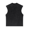 Sleeveless Raw Edge Reverse Tee 275gsm