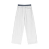 Double Waistband Baggy Trousers