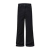 Black Stretch Bootcut Jeans-INNBLAC