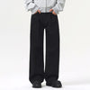 Solid Color Casual Pleated Trousers-INNBLAC