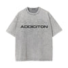 Addicition Stone Wash Graphic Tee-INNBLAC