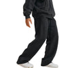 Side-Stripe Baggy Track Pants