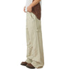 Loose Fit Front Seam Pleated Pants