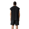 Sleeveless Raw Edge Reverse Tee 275gsm