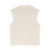 Sleeveless Raw Edge Reverse Tee 275gsm