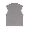 Sleeveless Raw Edge Reverse Tee 275gsm