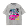 Street Racing Stone Wash Graphic Tee-INNBLAC