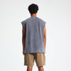 Vintage Raw Edge Sleeveless Tee 275gsm