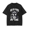 Boss Dog Stone Wash Graphic Tee-INNBLAC