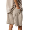 Stone-Wash Raw-Hem Shorts