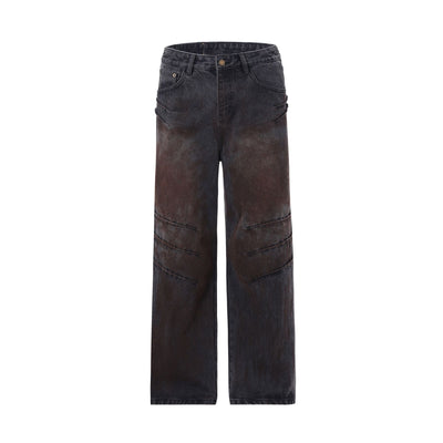 Heavyweight Wasteland Wrinkles Jeans-INNBLAC