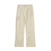 Loose Fit Front Seam Pleated Pants