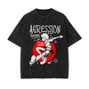 Agression Street Punk Graphic Tee-INNBLAC