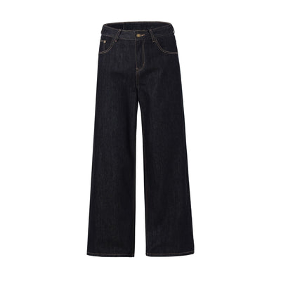 Selvedge Relaxed Bootcut Jeans-INNBLAC