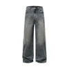 Washed Whiskers Baggy Jeans-INNBLAC