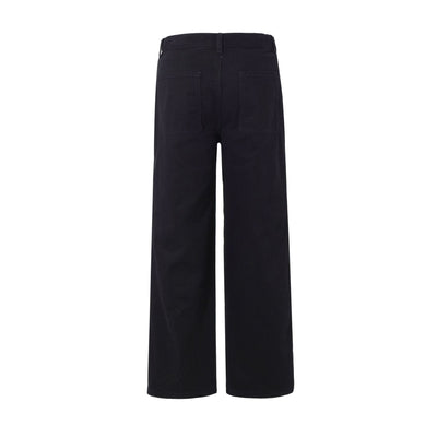 Straight Leg Casual Trousers-INNBLAC