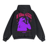 Darkness Streetwear Graphic Double Slider Zip Hoodie-INNBLAC