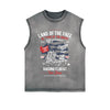 Land Of The Free Graphic Sleeveless Faded Tee-INNBLAC