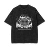 Burning Globe Streetwear Graphic Tee-INNBLAC