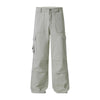 Straight Leg Casual Cargo Pants-INNBLAC