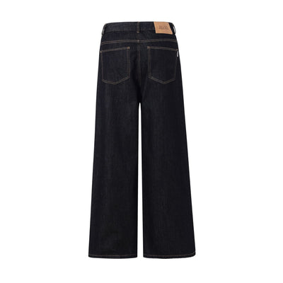 Selvedge Relaxed Bootcut Jeans-INNBLAC