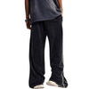 Contrast Arc Stripe Baggy Trousers