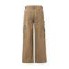 Front Seam Baggy Cargo Pants-INNBLAC