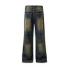 Faded Whiskers Bootcut Jeans-INNBLAC