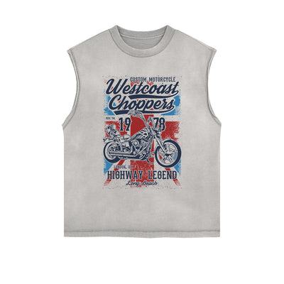 Westcoast Choppers Retro Graphic Tee-INNBLAC